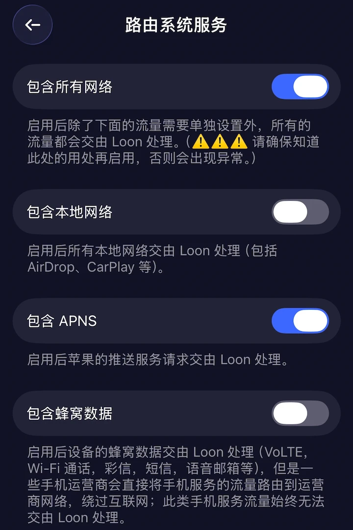 代理流量设置